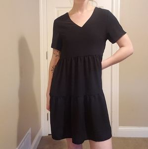 Little Black Flared Dress